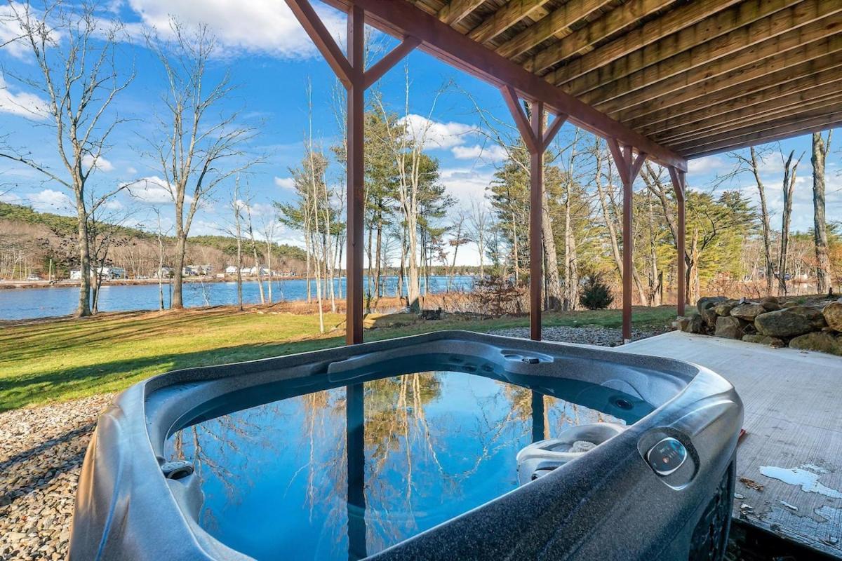 Lakefront Home With Private Beach Access & Hot Tub Milton Exterior photo