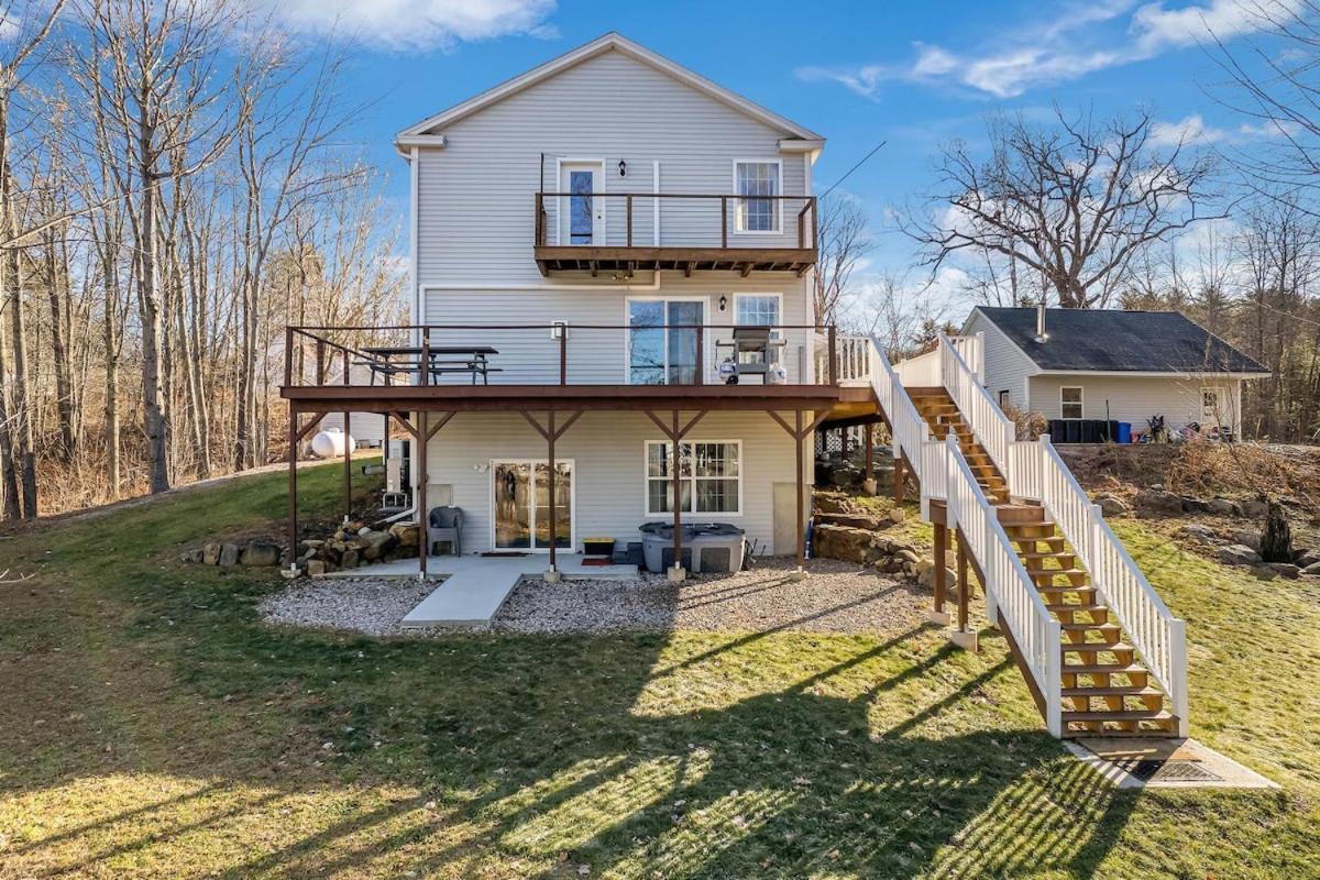 Lakefront Home With Private Beach Access & Hot Tub Milton Exterior photo