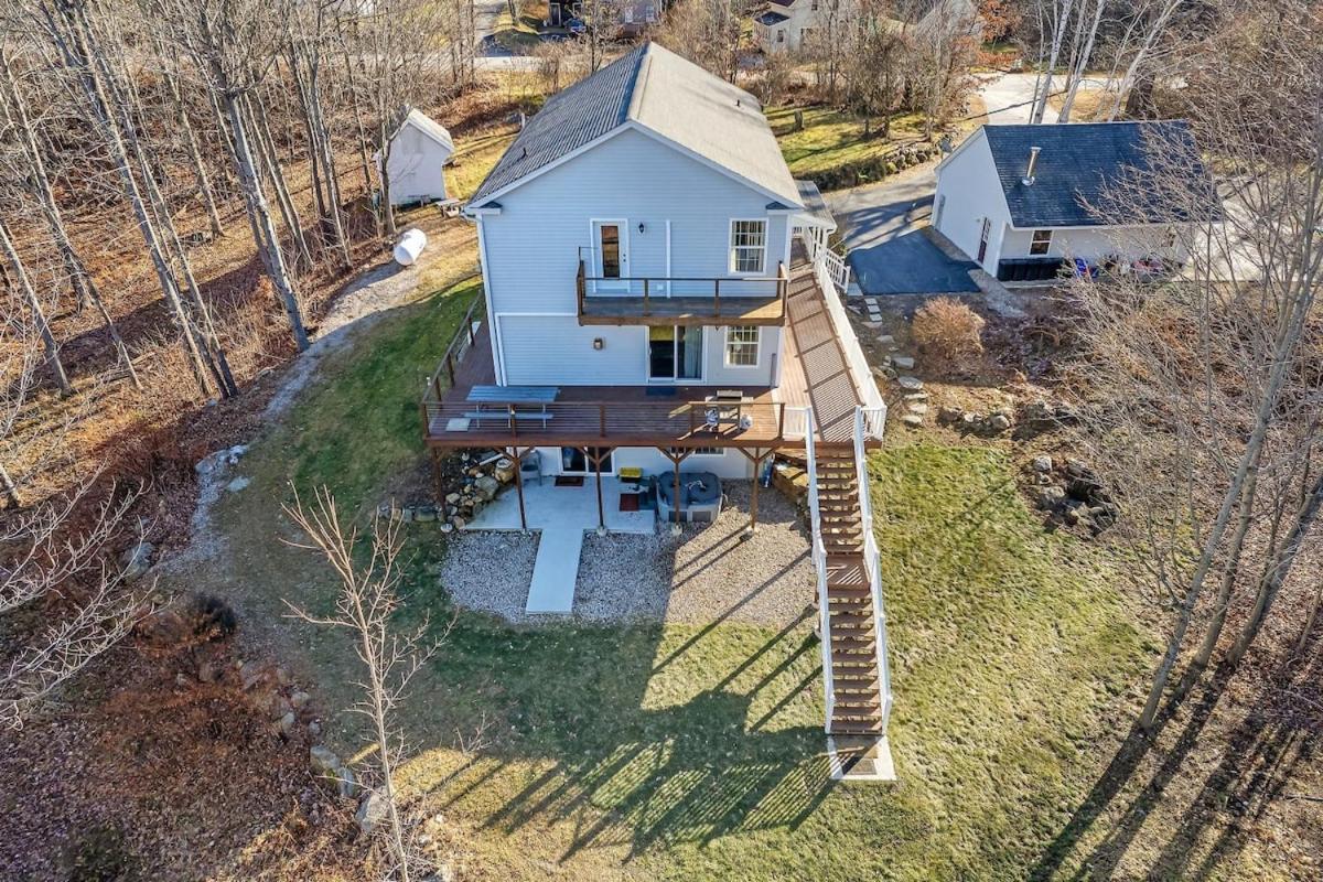 Lakefront Home With Private Beach Access & Hot Tub Milton Exterior photo